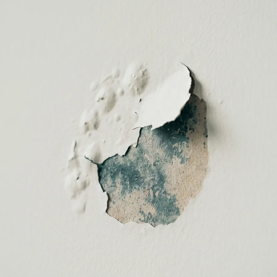 Peeling paint